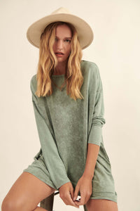 Be Inspired Long-Sleeve T-Shirt Mini Dress - ShopPromesa