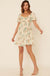 Radiate Joy Floral Swiss Dot Babydoll Dress - ShopPromesa