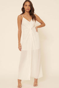 Heart and Soul Twist-Front Maxi Dress - ShopPromesa