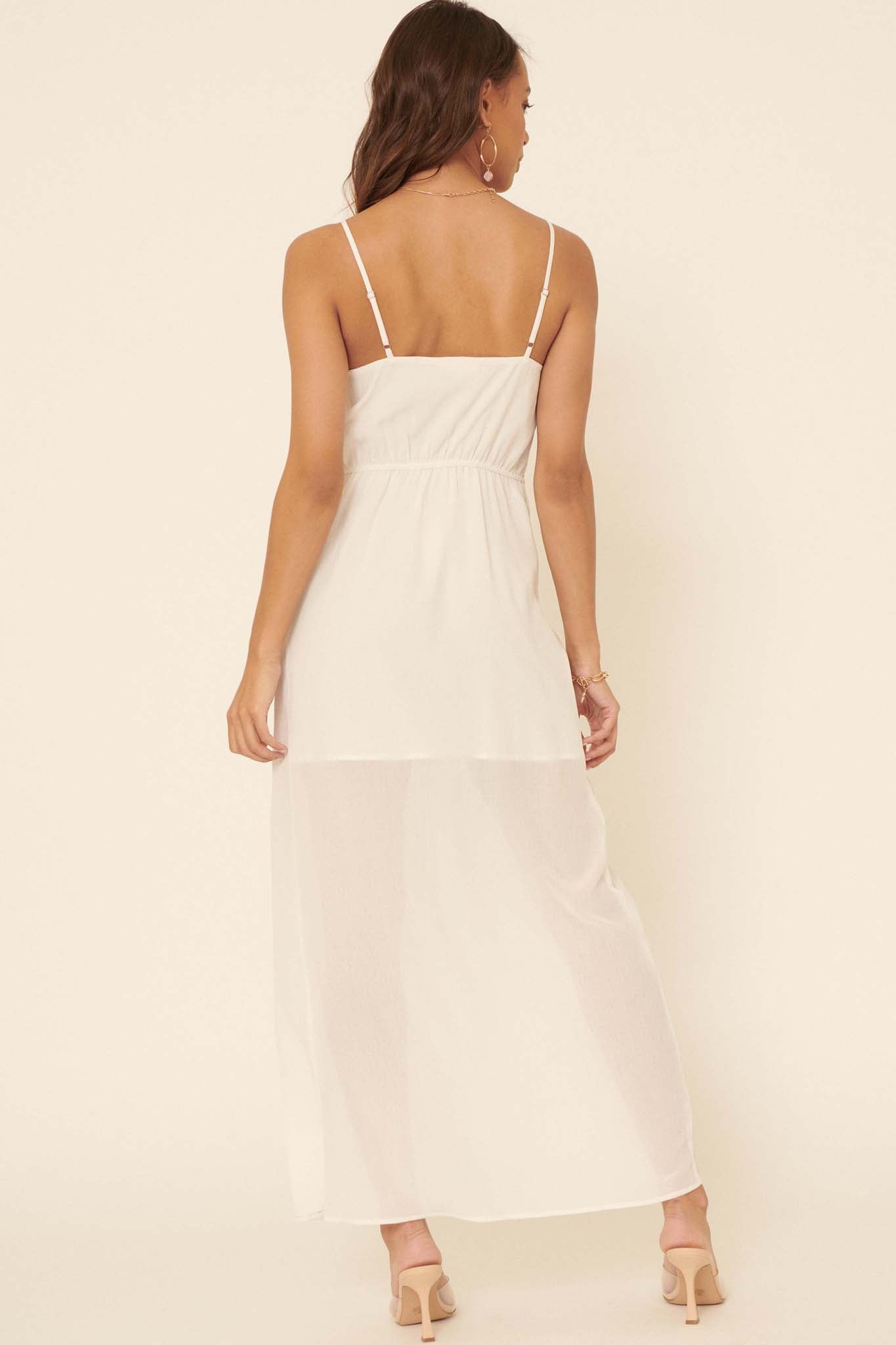 Heart and Soul Twist-Front Maxi Dress - ShopPromesa