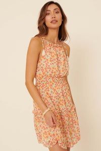 Botanical Beauty Ruffled Floral Mini Sundress - ShopPromesa