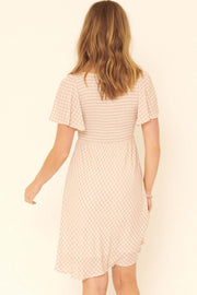 Everyday Bliss Gingham Cutout Mini Dress - ShopPromesa