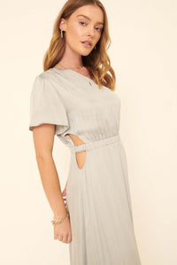 Power of Love Cutout One-Shoulder Maxi Dress - ShopPromesa