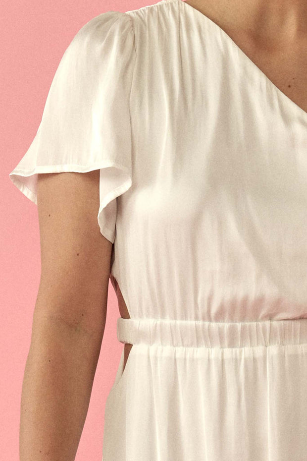 Power of Love Cutout One-Shoulder Maxi Dress - ShopPromesa