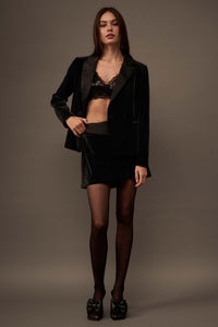 Black Tie Velvet Tuxedo Jacket - ShopPromesa