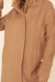 Berkeley Square Herringbone Tweed Overcoat - ShopPromesa