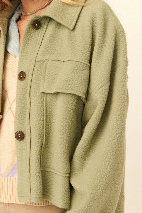 Fuzzy Feelings Oversized Fleece Jacket - ShopPromesa