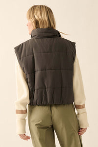 Trails and Tales Quilted Puffer Vest - ShopPromesa