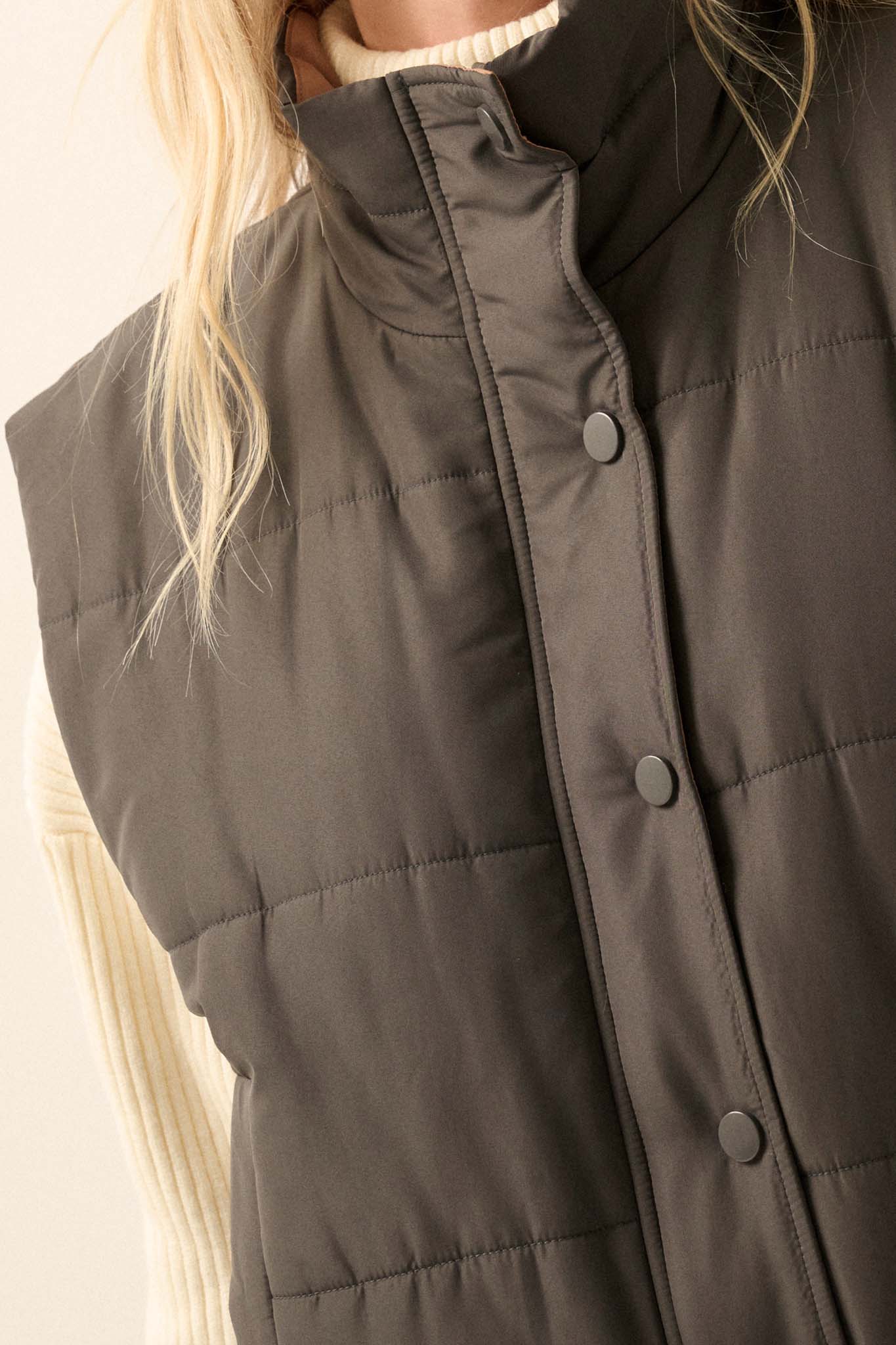 Trails and Tales Quilted Puffer Vest - ShopPromesa