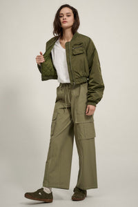 Ground Control Cropped Bomber Jacket - ShopPromesa