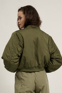 Ground Control Cropped Bomber Jacket - ShopPromesa