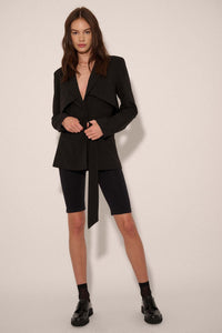 Push the Envelope Layered Belted Blazer - ShopPromesa