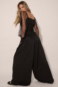 Large and In Charge Wide-Leg Lace-Up Pants - ShopPromesa