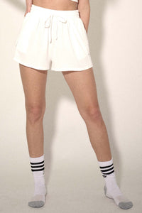 Smocked Jersey Drawstring Cargo Shorts - ShopPromesa