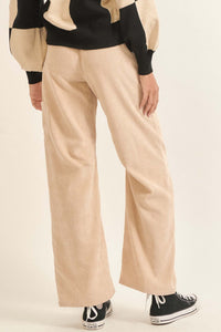 On the Move Pleated Corduroy Cargo Pants - ShopPromesa