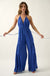 Tier Me Out Tiered Wide-Leg Crepe Halter Jumpsuit - ShopPromesa