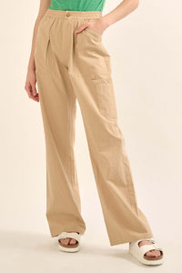 Walk Tall Straight-Leg Cotton Twill Cargo Pants - ShopPromesa