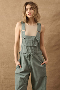 Hardly Working Drawstring Cargo Overalls - ShopPromesa