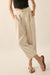 Tide Pool Linen-Blend Cropped Pleated Barrel Pants - ShopPromesa