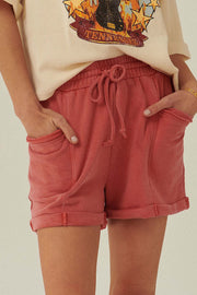Work It Out Cuffed French Terry Pocket Shorts - ShopPromesa