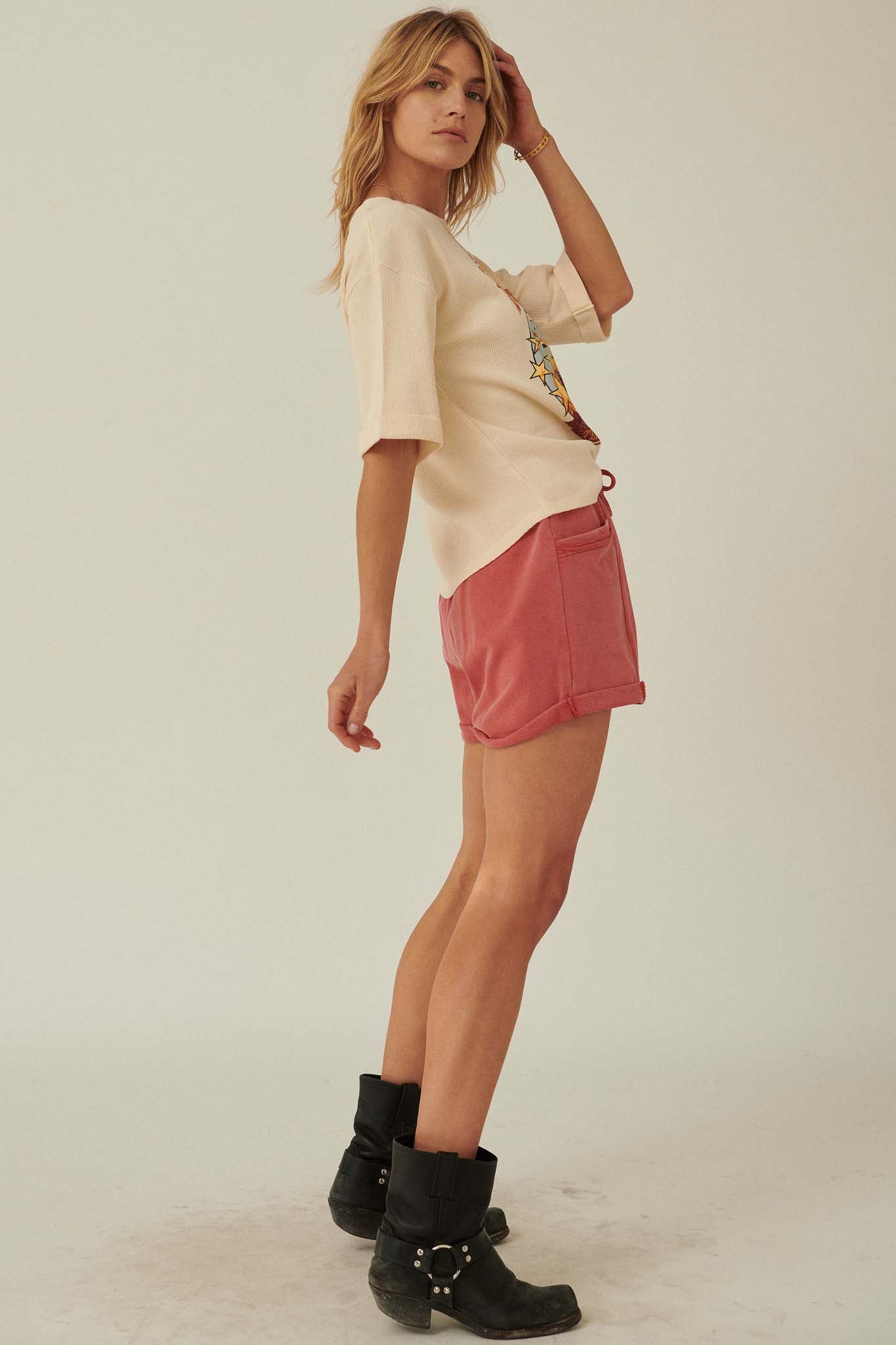 Work It Out Cuffed French Terry Pocket Shorts - ShopPromesa