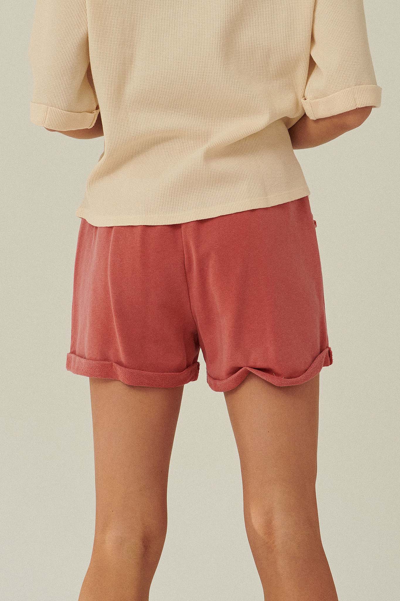 Work It Out Cuffed French Terry Pocket Shorts - ShopPromesa