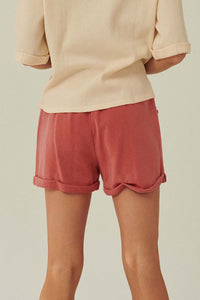 Work It Out Cuffed French Terry Pocket Shorts - ShopPromesa