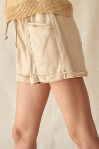 Work It Out Cuffed French Terry Pocket Shorts - ShopPromesa