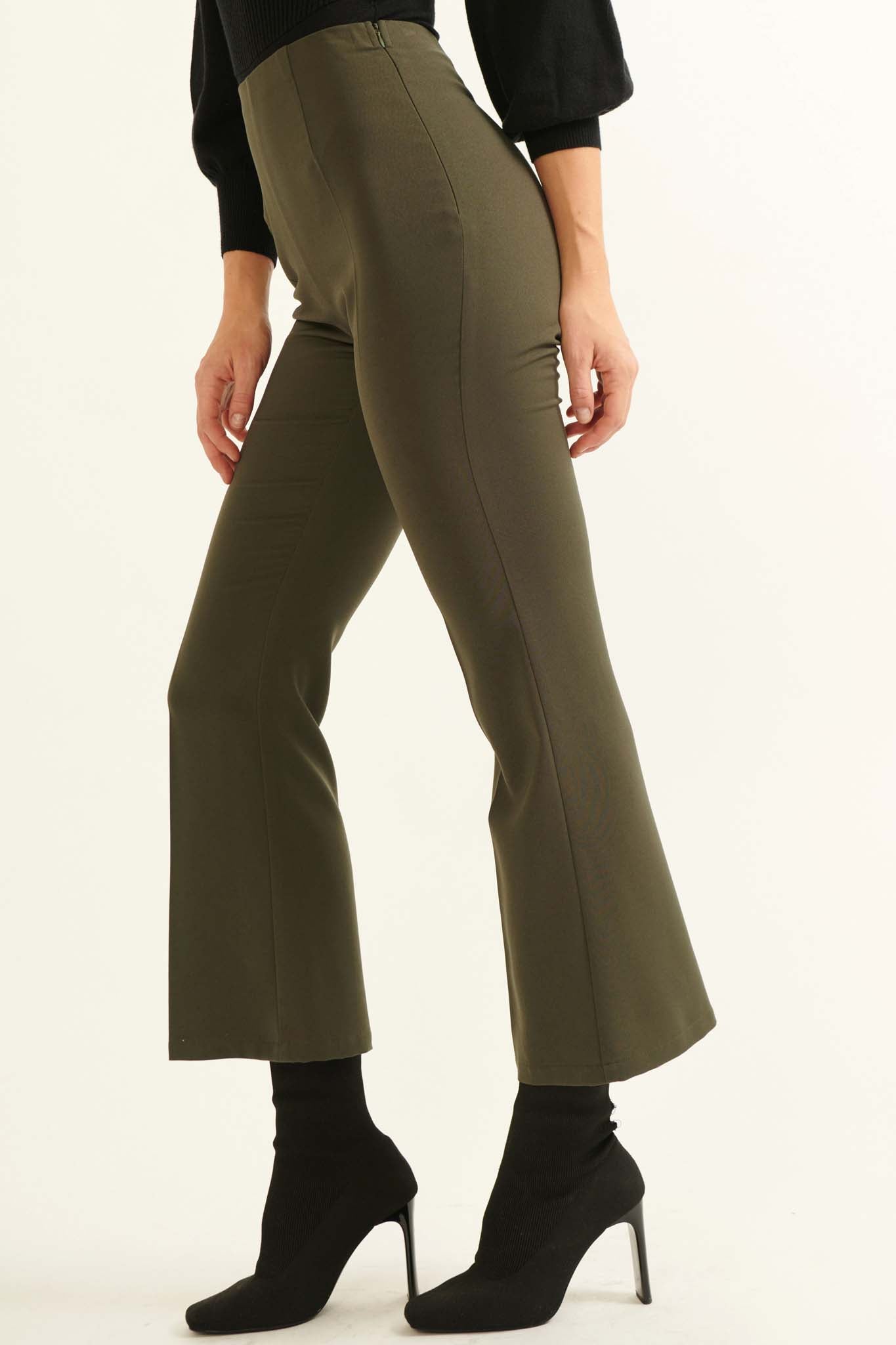 Going Forward Solid Flare Pants - ShopPromesa