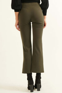 Going Forward Solid Flare Pants - ShopPromesa