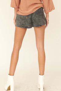 Freshwater Stream Denim Wrapped Skort - ShopPromesa