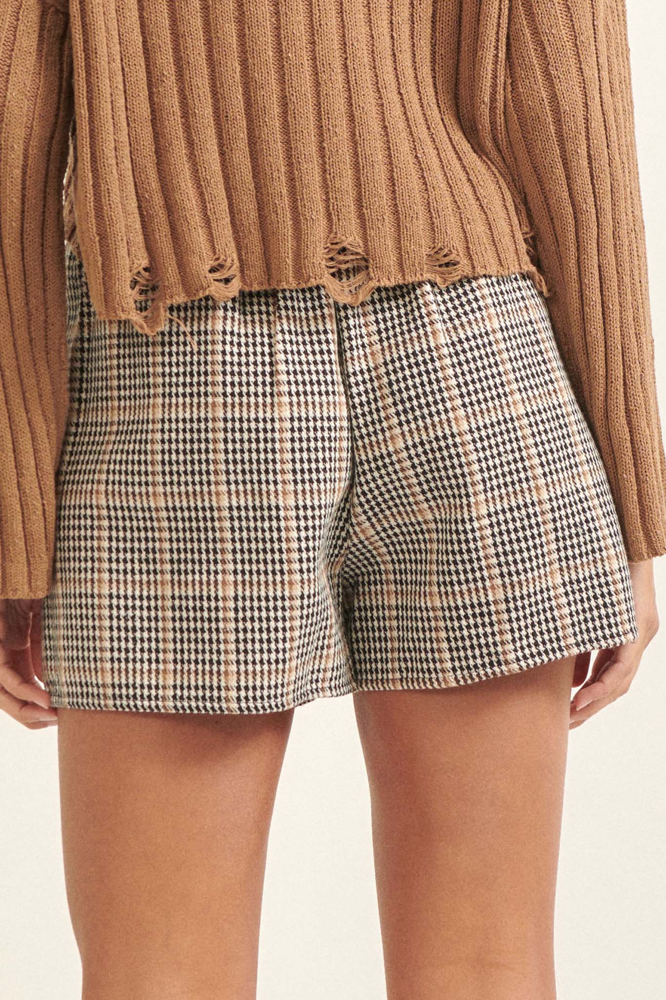 Miss Independent Plaid Wrap Skort - ShopPromesa