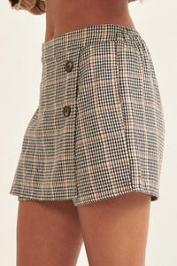 Miss Independent Plaid Wrap Skort - ShopPromesa