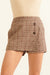 Miss Independent Plaid Wrap Skort - ShopPromesa