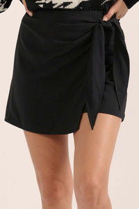 Sway With Me Tie-Waist Wrap Skort - ShopPromesa