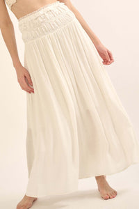 Reborn Soul Lace-Trimmed Convertible Skirt Dress - ShopPromesa