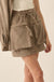 Carried Away Corduroy Cargo Mini Skirt - ShopPromesa