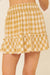 Sweetest Treat Ruffled Gingham Mini Skirt - ShopPromesa