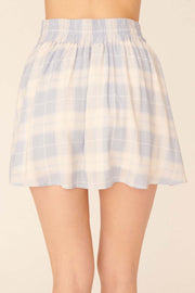 Candy Girl Plaid Pleated Mini Tennis Skirt - ShopPromesa