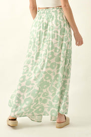 Grow with the Flow Floral Button-Front Maxi Skirt - ShopPromesa