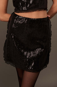 Chase the Night High-Waist Sequin Mini Skirt - ShopPromesa