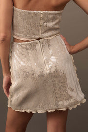 Chase the Night High-Waist Sequin Mini Skirt - ShopPromesa