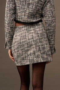 Couture Allure Tweed Tulip Mini Skirt - ShopPromesa