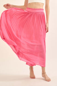 Longing for Love Accordion Pleated Maxi Skirt - ShopPromesa