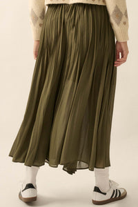 Long Time Coming Accordion Pleated Maxi Skirt - ShopPromesa