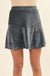 Party Girl Striped Velvet Mini Skirt - ShopPromesa