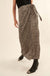 Animal Nature Animal-Print Satin Wrap Maxi Skirt - ShopPromesa