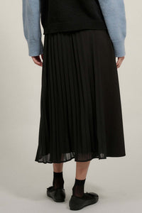 Forgive and Forget Half-Pleated Wrapped Midi Skirt - ShopPromesa