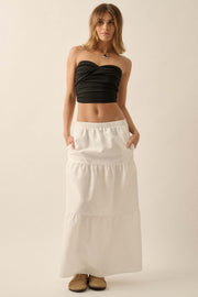 Lifted Fit Ruched Sweetheart Tube Top - ShopPromesa