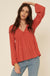 Find Your Bliss Swiss Dot Peasant Top - ShopPromesa